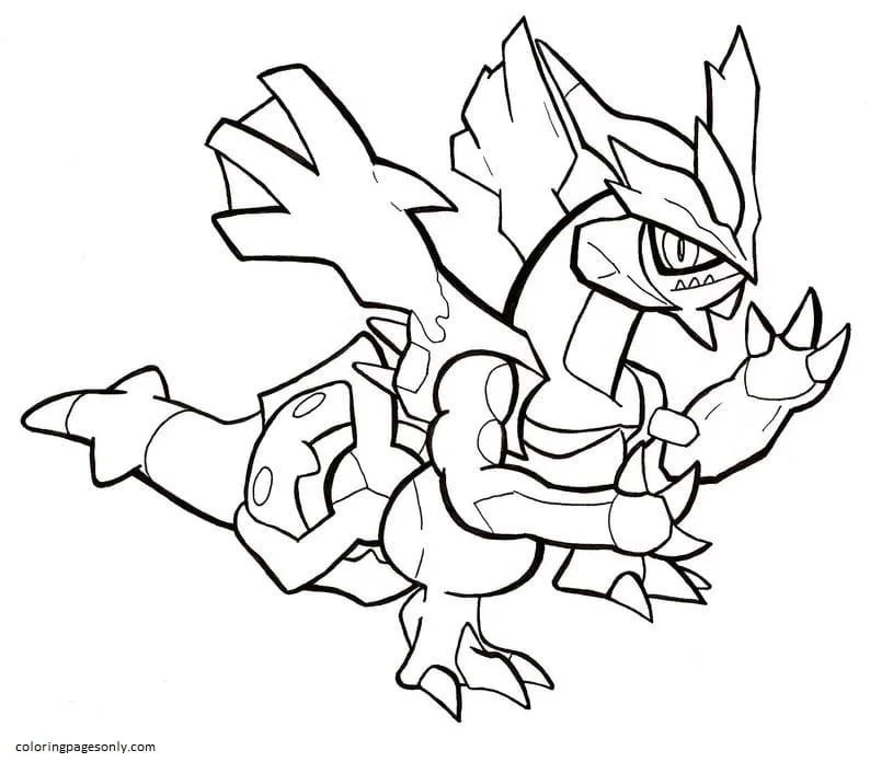 Desenhos de Kyurem Para Colorir 7