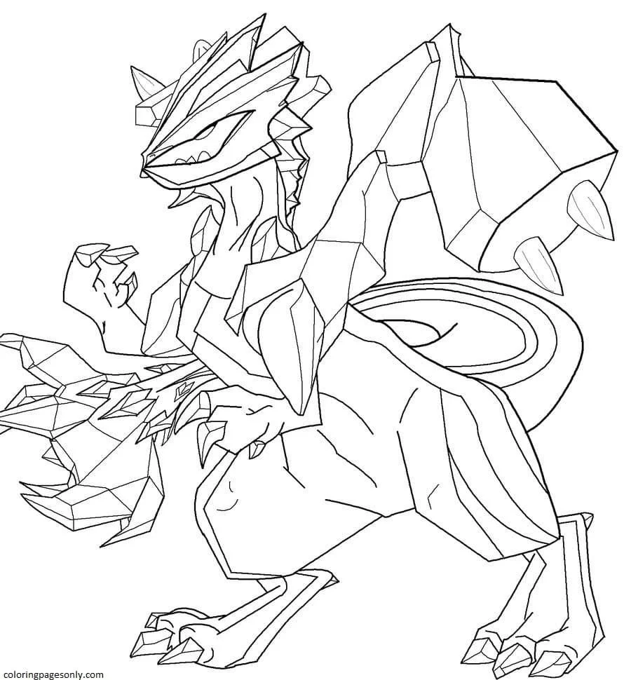 Desenhos de Kyurem Para Colorir 8