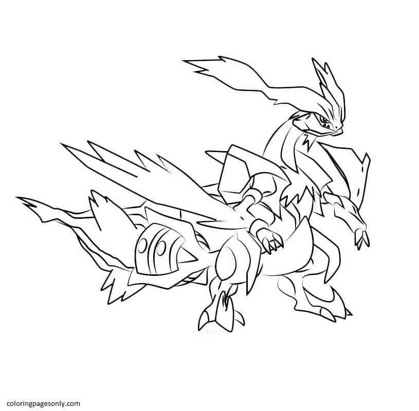 Desenhos de Kyurem Para Colorir 9