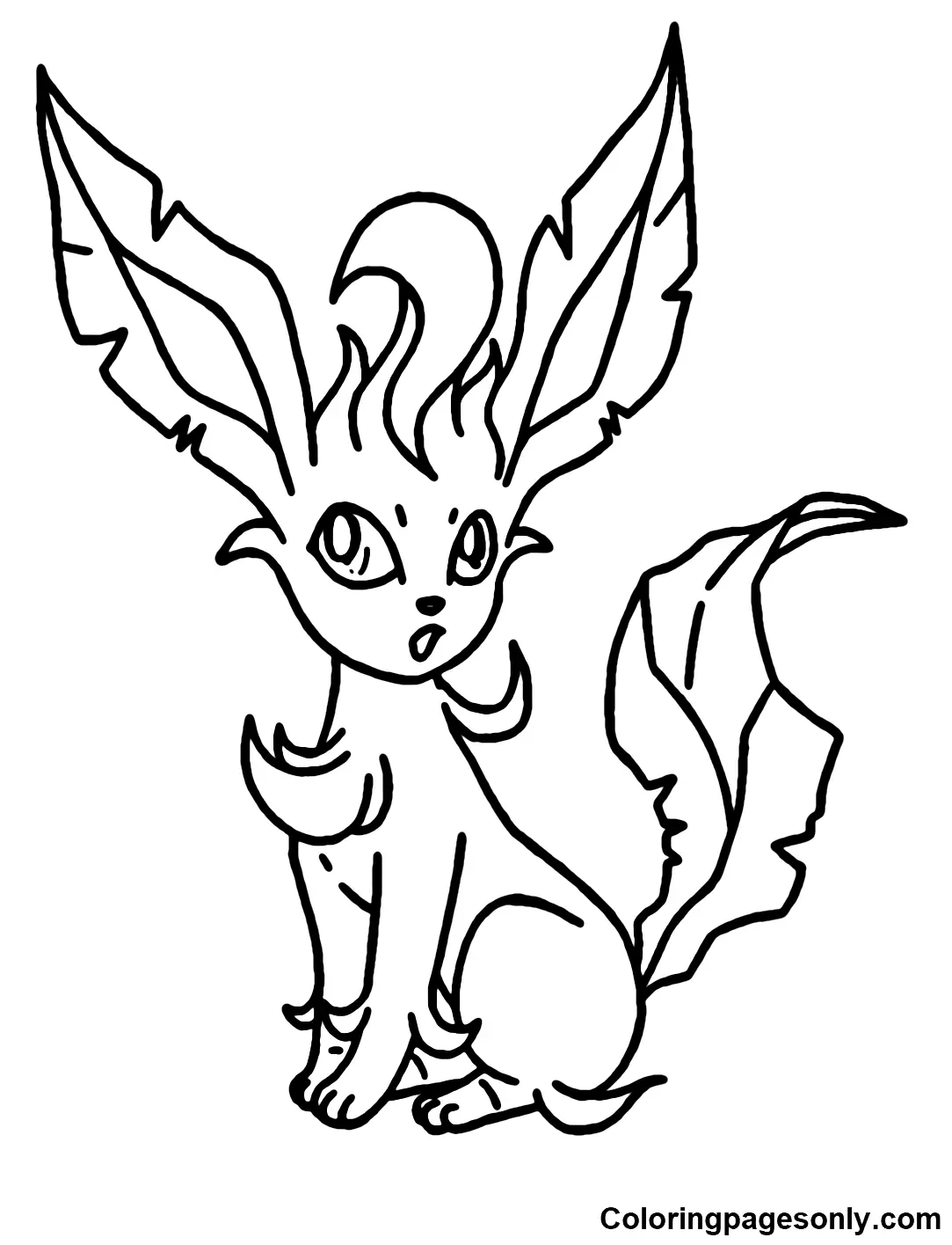 Desenhos de Leafeon Para Colorir 12