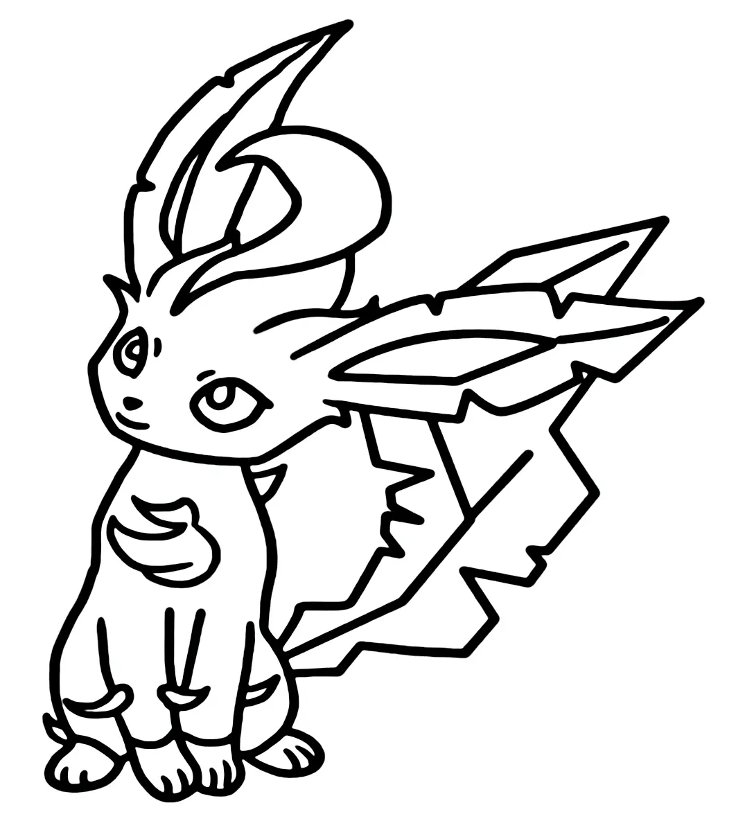 Desenhos de Leafeon Para Colorir 15