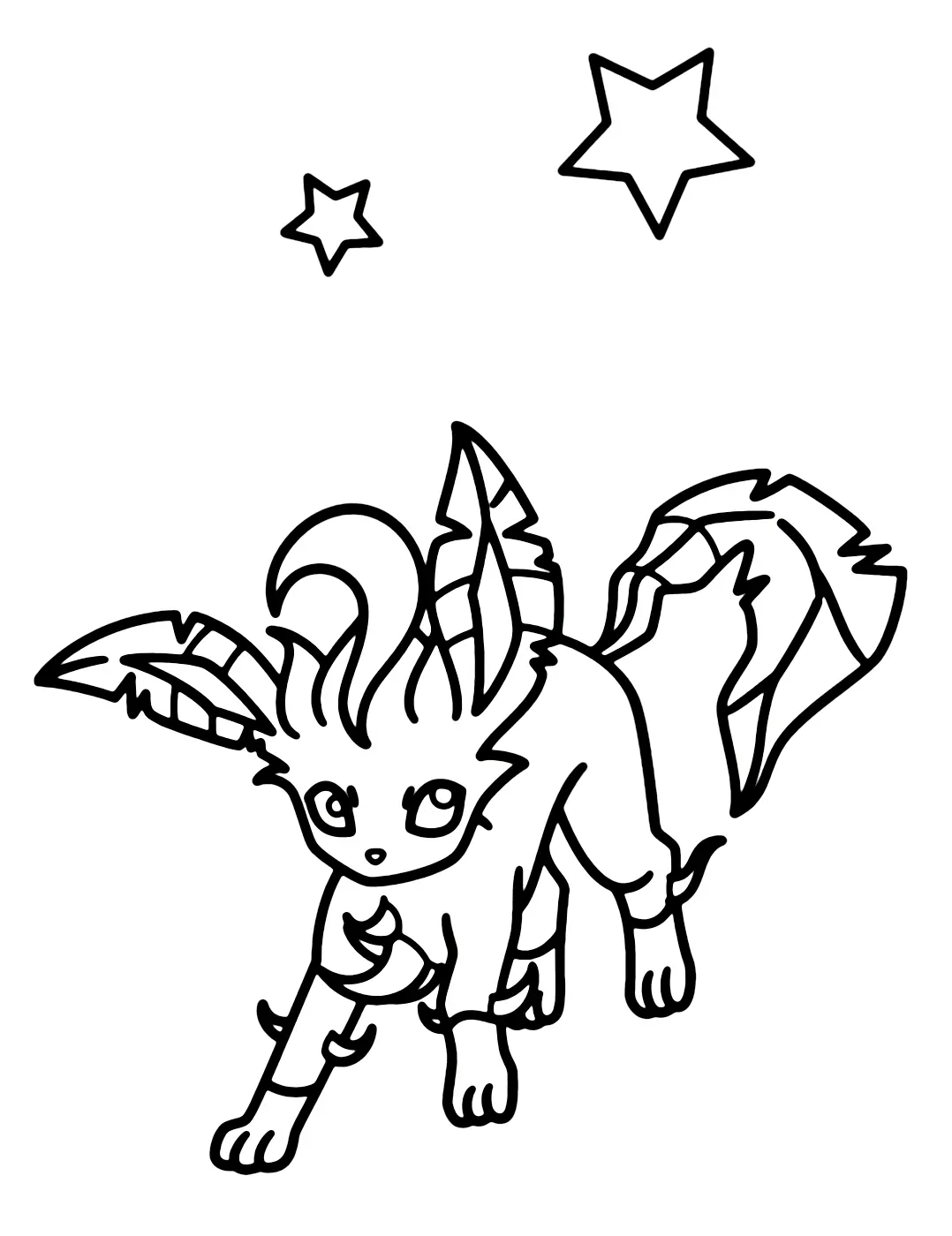 Desenhos de Leafeon Para Colorir 19