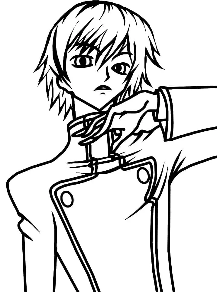 Desenhos de Lelouch Lamperouge Para Colorir 22