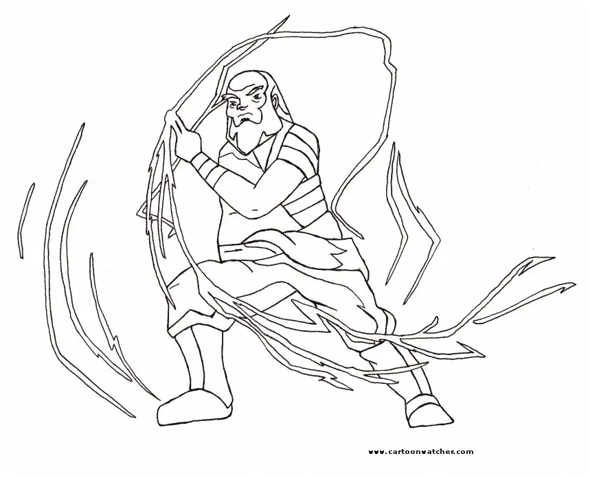 Desenhos de Lenda de Korra Para Colorir 30