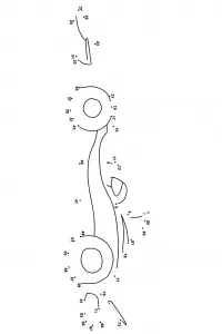 Desenhos de Ligue os Pontos Para Colorir 13