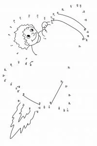 Desenhos de Ligue os Pontos Para Colorir 14