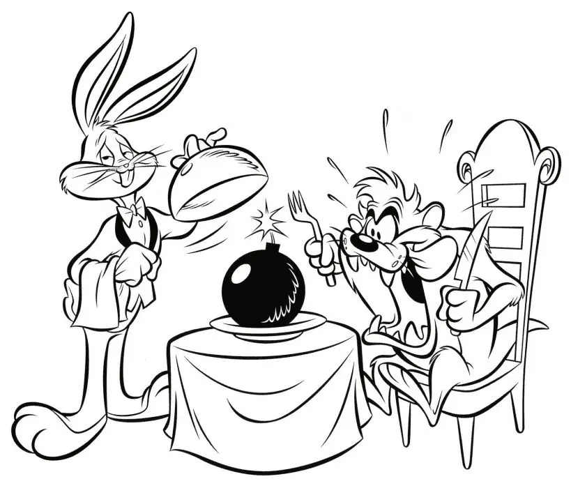 Desenhos de Looney Tunes Personagens Para Colorir 10