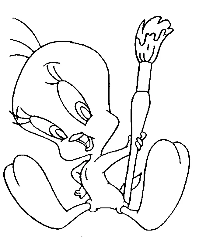 Desenhos de Looney Tunes Personagens Para Colorir 44