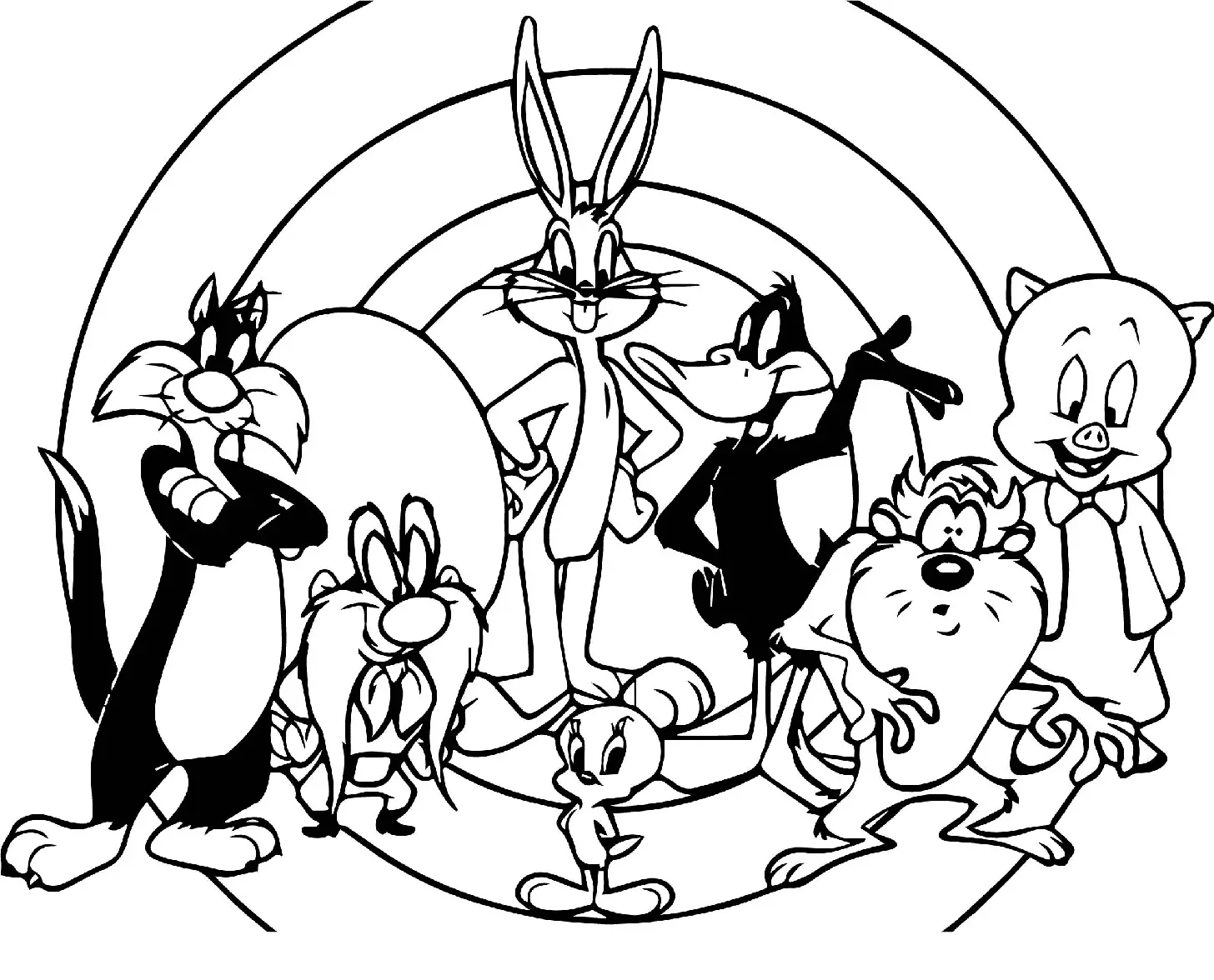 Desenhos de Looney Tunes Personagens Para Colorir 5