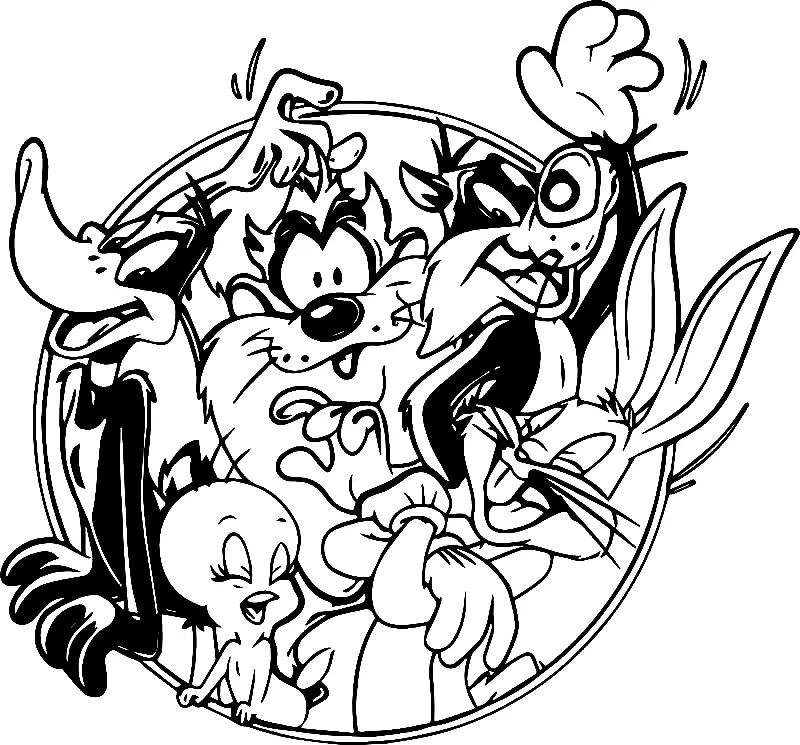 Desenhos de Looney Tunes Personagens Para Colorir 6