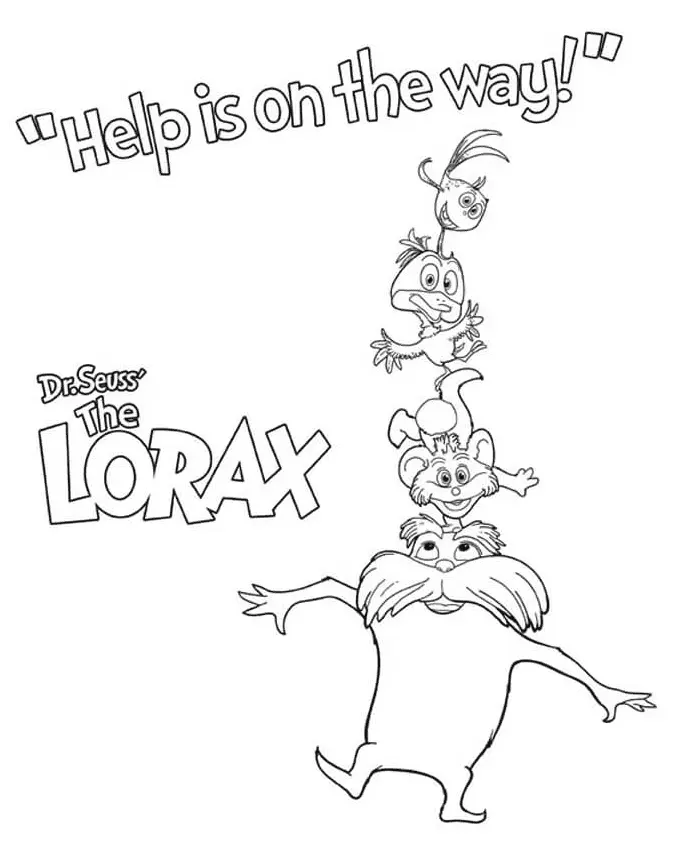 Desenhos de Lorax Para Colorir 19