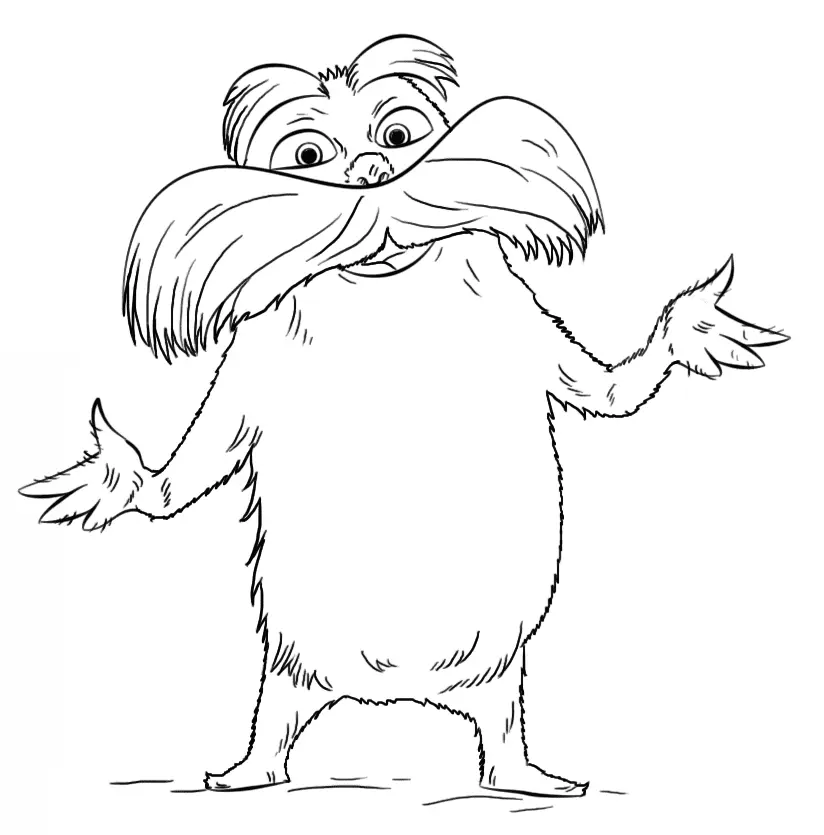 Desenhos de Lorax Para Colorir 21