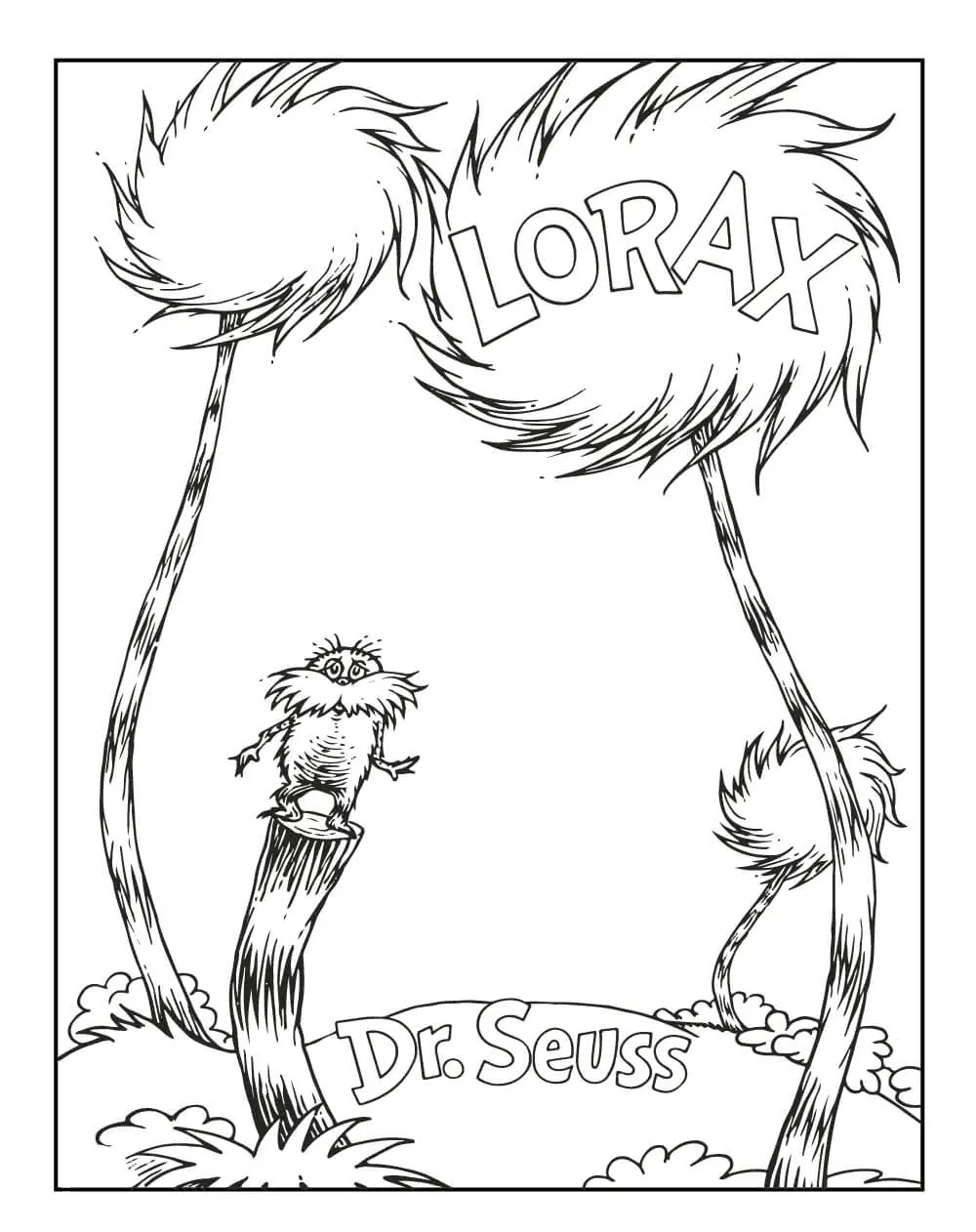 Desenhos de Lorax Para Colorir 9