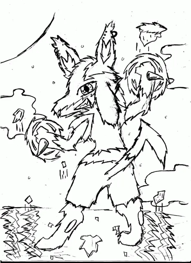 Desenhos de Lucario Para Colorir 7