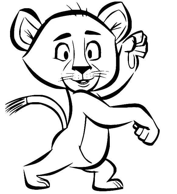 Desenhos de Madagascar Para Colorir 17