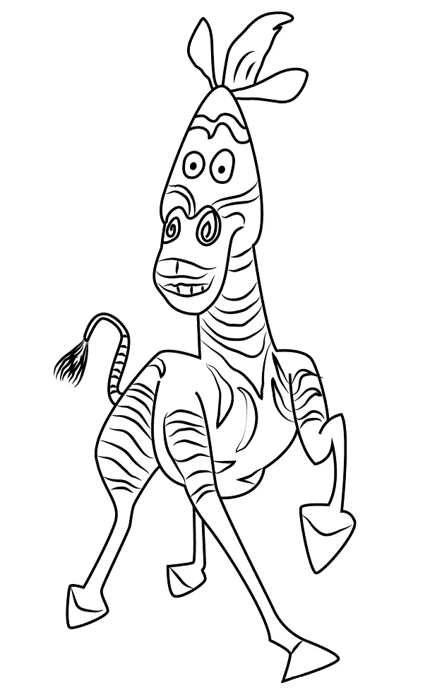 Desenhos de Madagascar Para Colorir 22