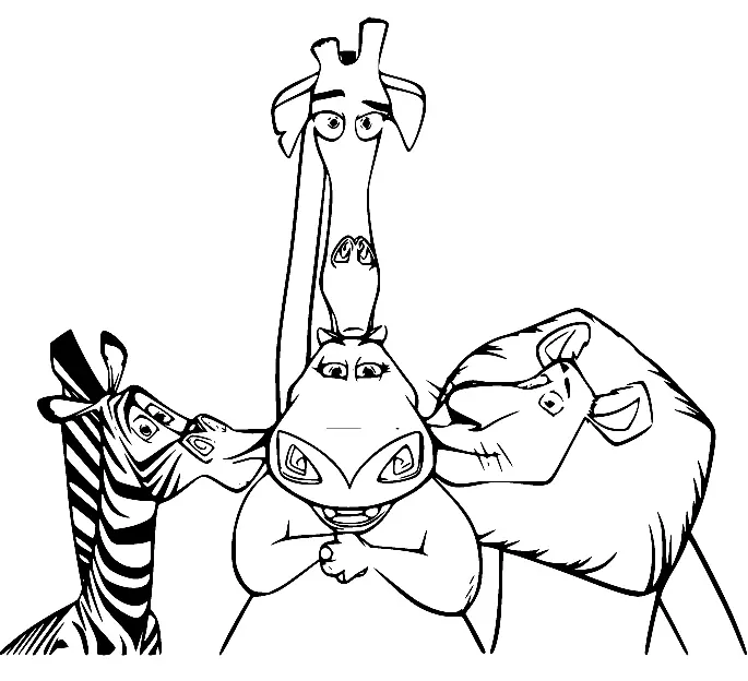 Desenhos de Madagascar Para Colorir 27