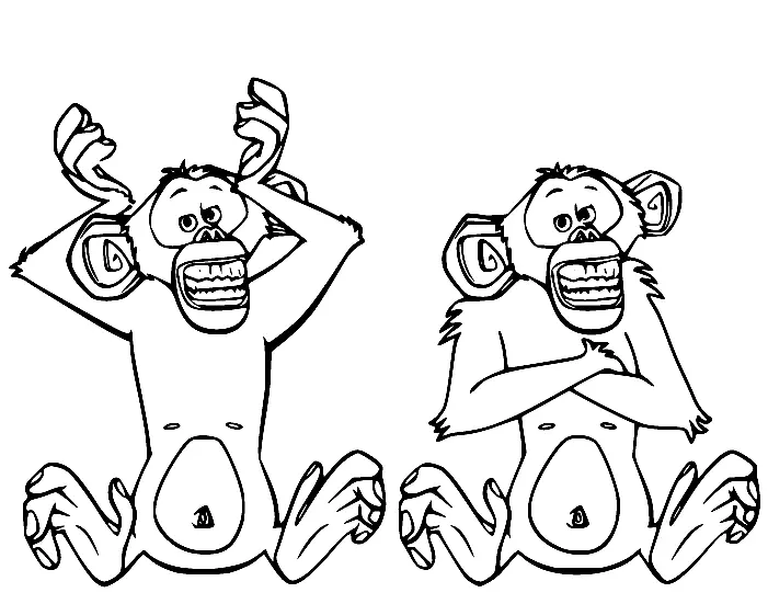 Desenhos de Madagascar Para Colorir 44