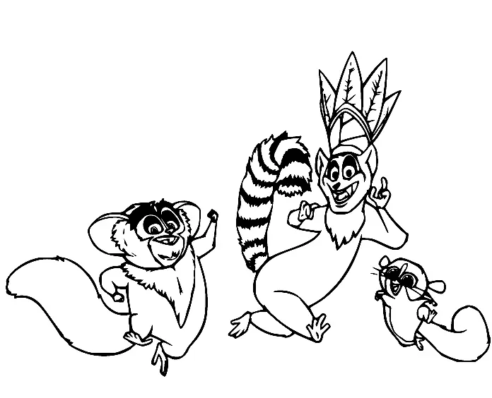 Desenhos de Madagascar Para Colorir 7