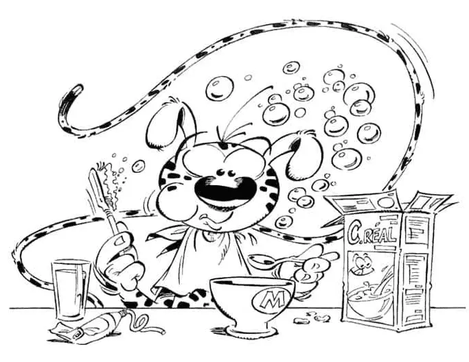 Desenhos de Marsupilami Para Colorir 13