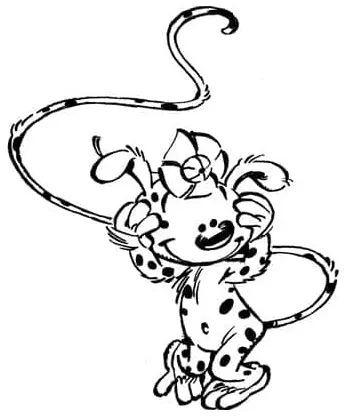 Desenhos de Marsupilami Para Colorir 15