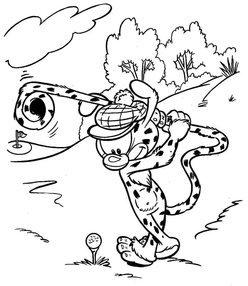 Desenhos de Marsupilami Para Colorir 21