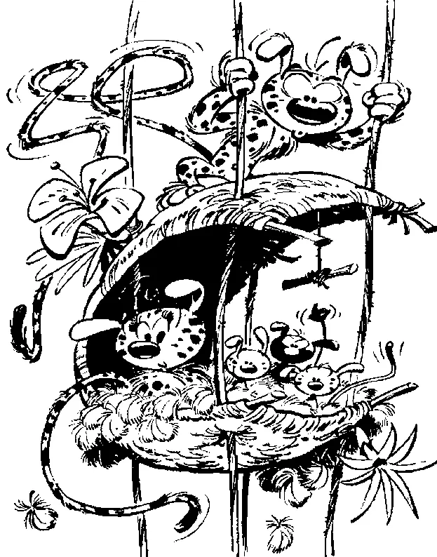 Desenhos de Marsupilami Para Colorir 22