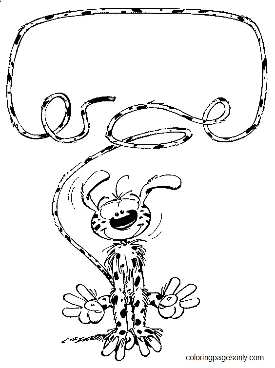 Desenhos de Marsupilami Para Colorir 23