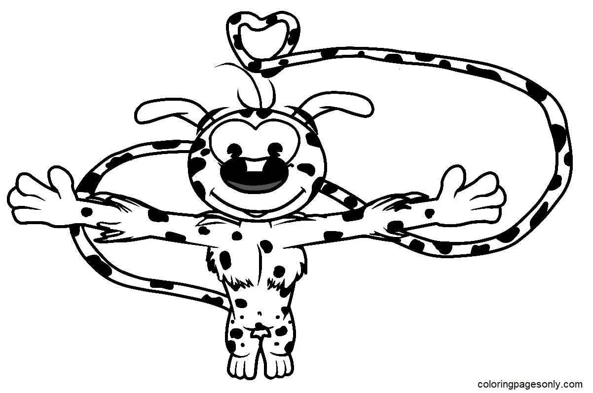 Desenhos de Marsupilami Para Colorir 25