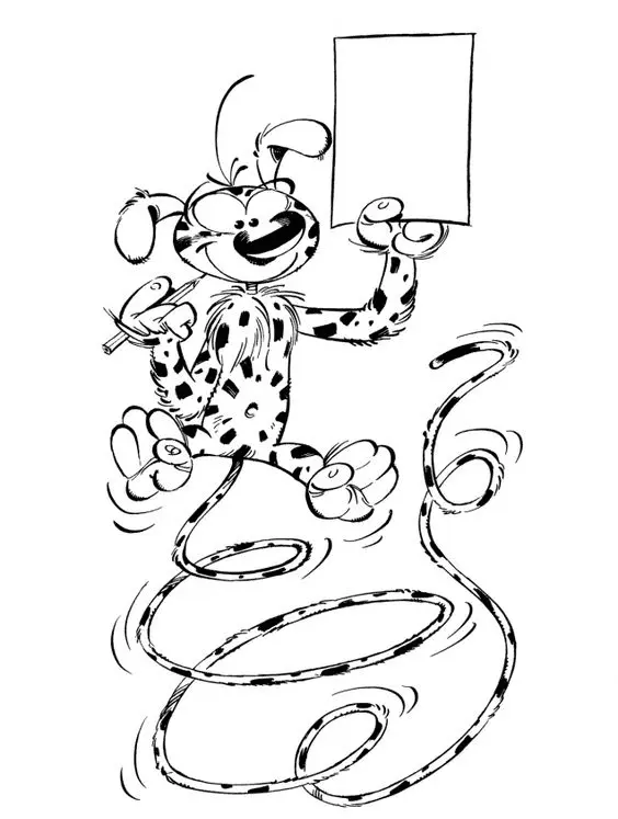 Desenhos de Marsupilami Para Colorir 3