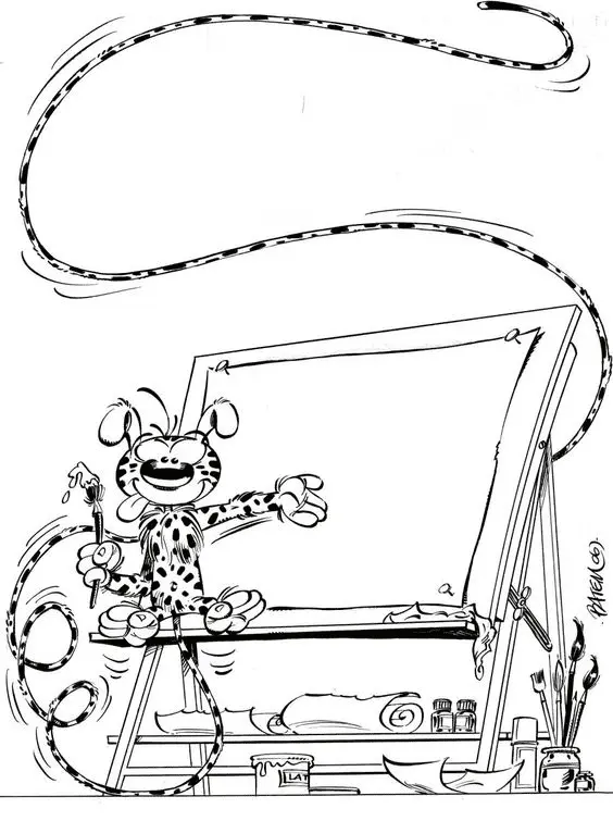 Desenhos de Marsupilami Para Colorir 30