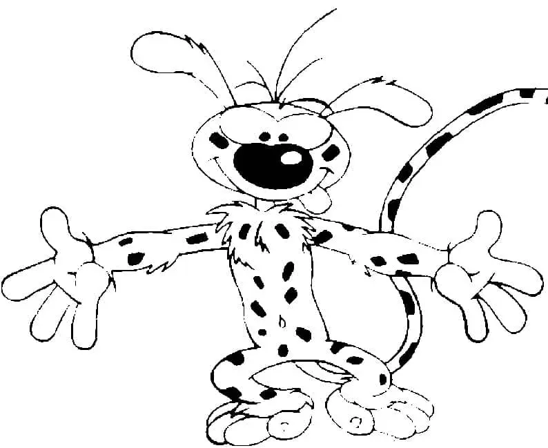 Desenhos de Marsupilami Para Colorir 32