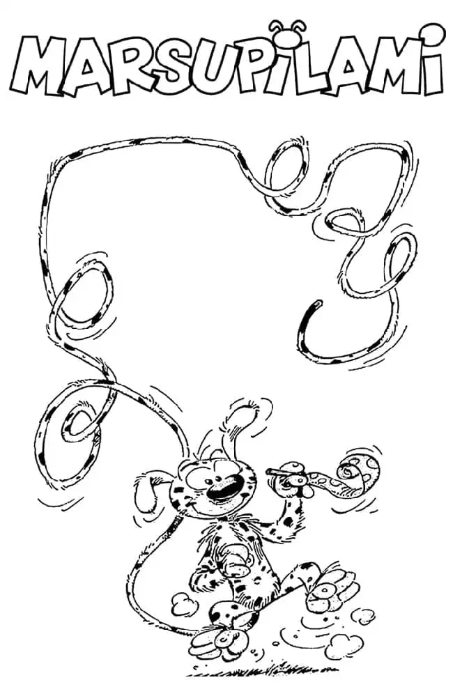 Desenhos de Marsupilami Para Colorir 36