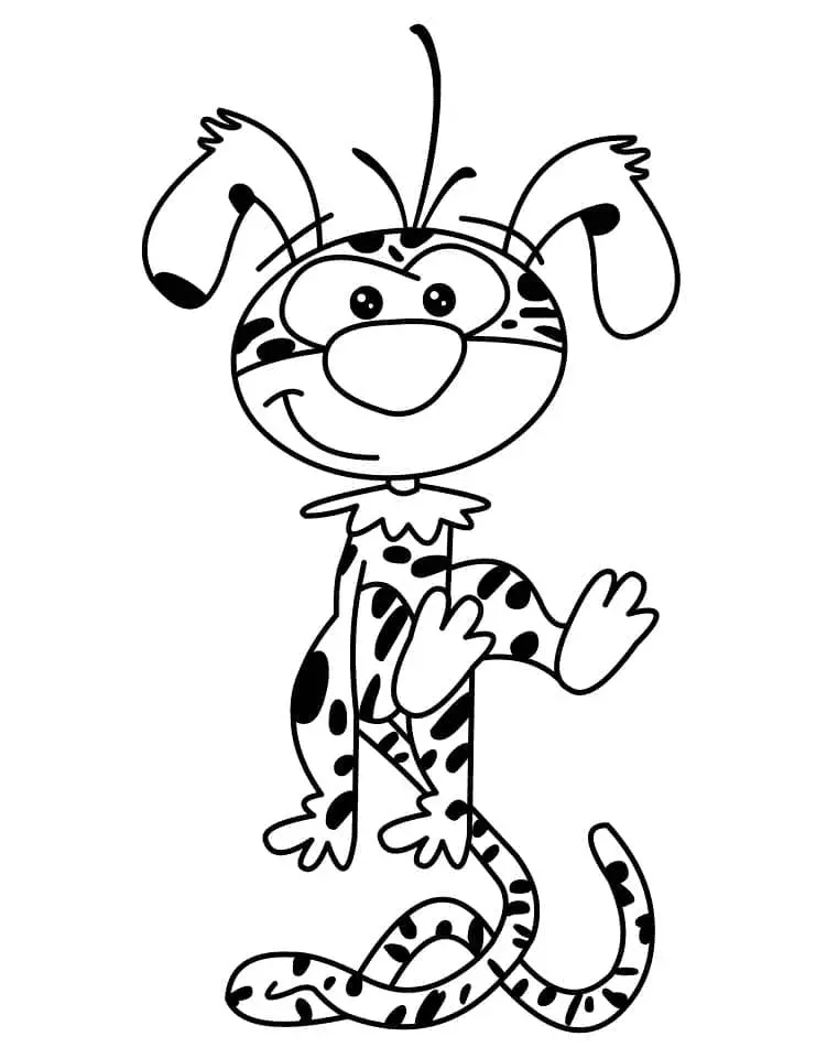 Desenhos de Marsupilami Para Colorir 37