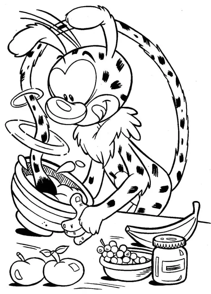 Desenhos de Marsupilami Para Colorir 4