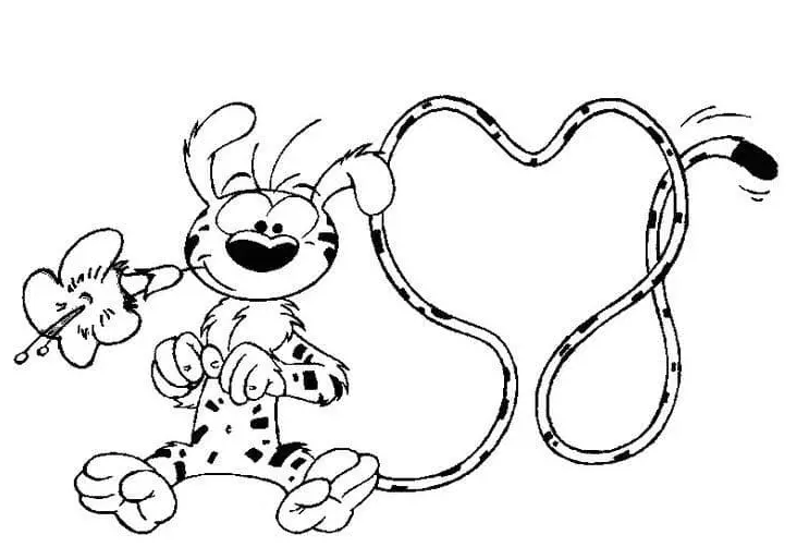 Desenhos de Marsupilami Para Colorir 6