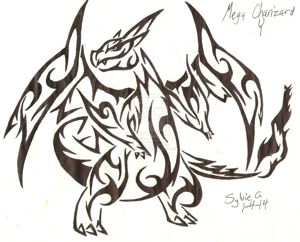 Desenhos de Mega Pokemon Para Colorir 18