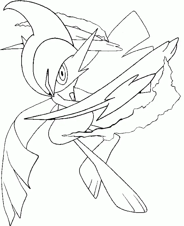 Desenhos de Mega Pokemon Para Colorir 22