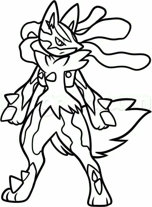 Desenhos de Mega Pokemon Para Colorir 4