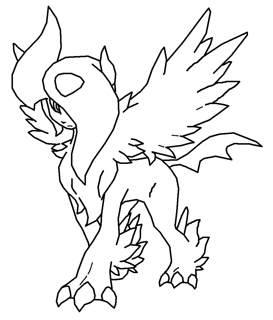 Desenhos de Mega Pokemon Para Colorir 7