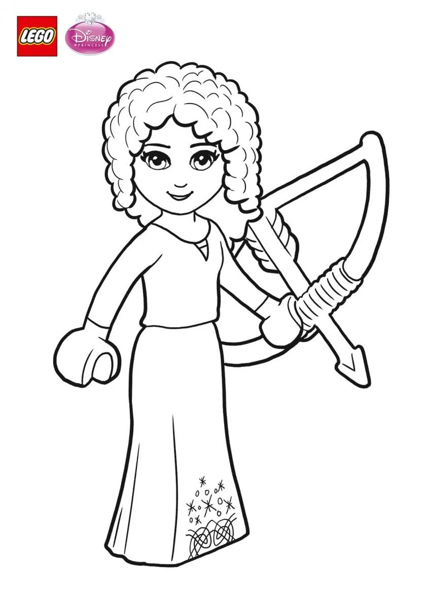 Desenhos de Merida Para Colorir 14