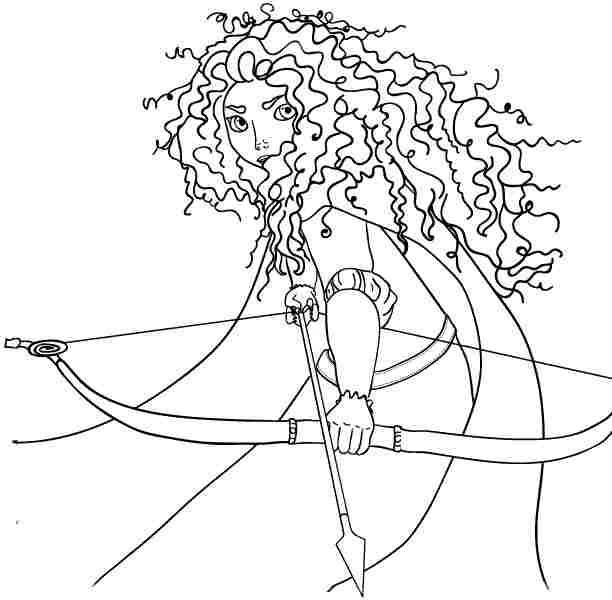 Desenhos de Merida Para Colorir 29