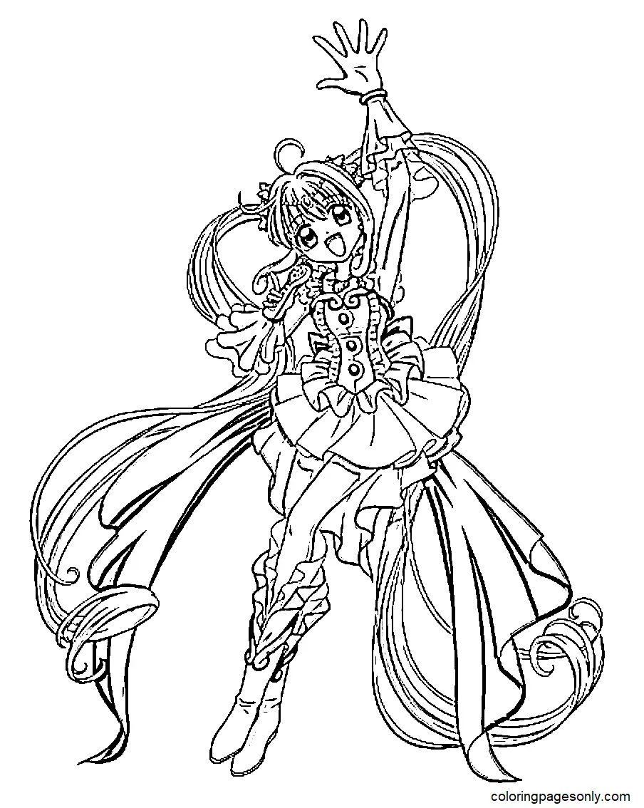 Desenhos de Mermaid melody Para Colorir 12