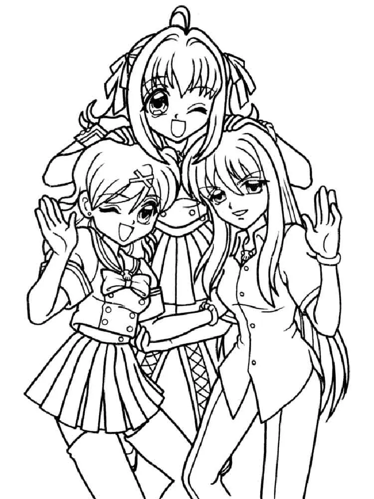 Desenhos de Mermaid melody Para Colorir 16