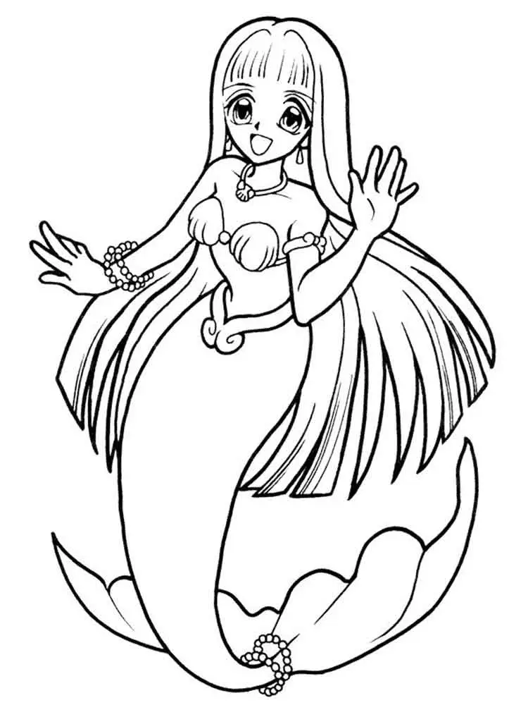 Desenhos de Mermaid melody Para Colorir 20