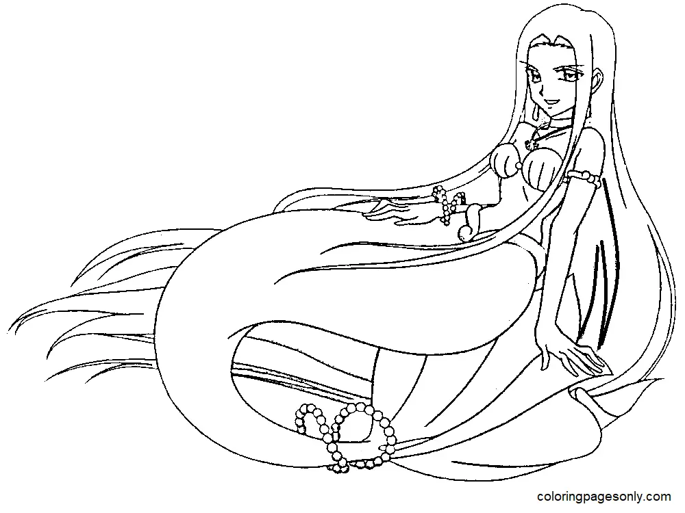 Desenhos de Mermaid melody Para Colorir 22