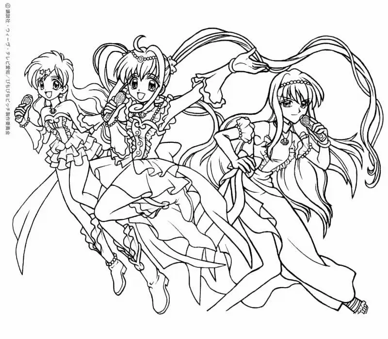 Desenhos de Mermaid melody Para Colorir 23