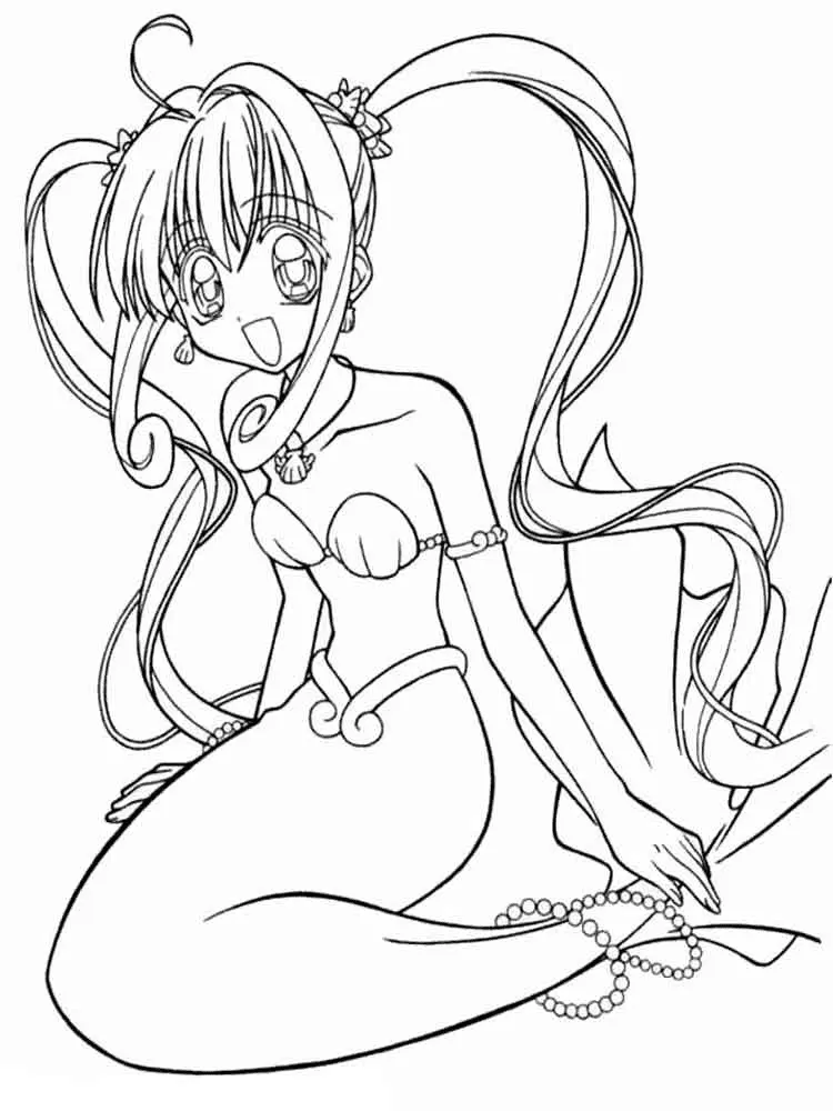 Desenhos de Mermaid melody Para Colorir 26