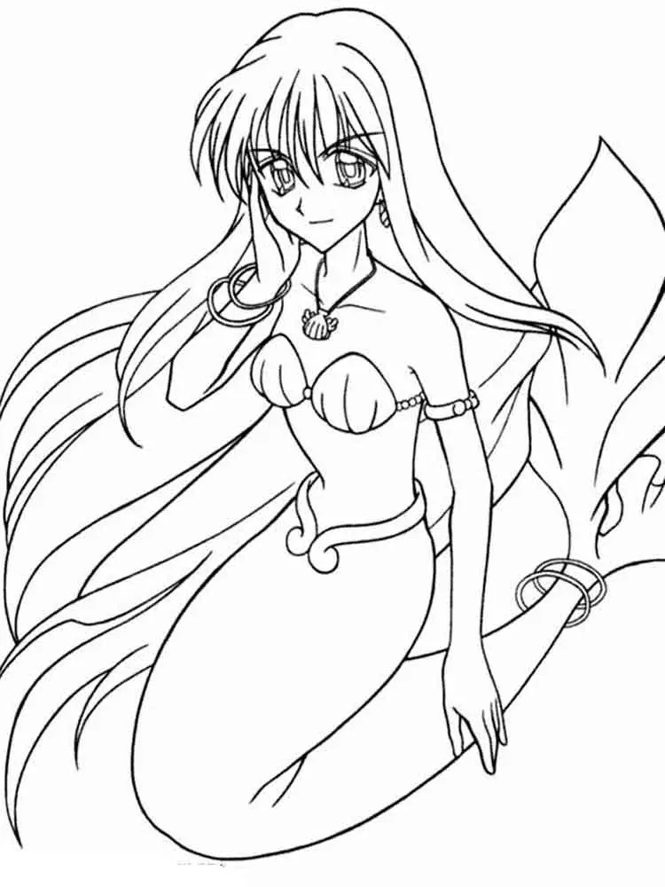 Desenhos de Mermaid melody Para Colorir 27