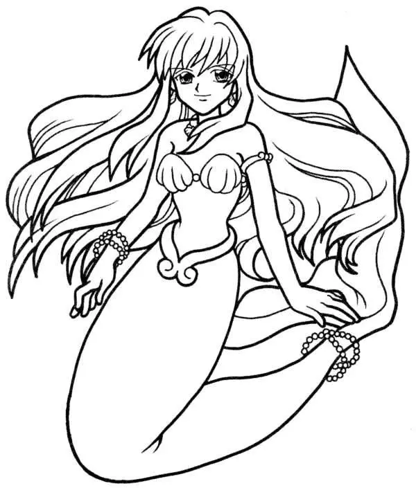 Desenhos de Mermaid melody Para Colorir 9